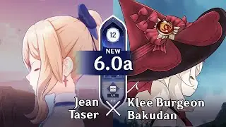 Jean (Top) - Klee (Bottom) | Spiral Abyss 6.0a | Genshin Impact Luna