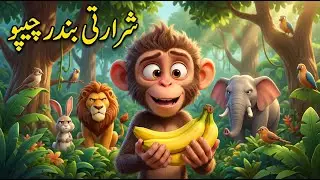 Naughty Monkey Cheepo 🐒 | Kids Moral Story in Urdu | Suno Kahani Meri Zubani