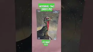 Mossberg 940 Turkey Pro - TSS Epic Ammo Pattern Test #turkeyhunting #outdoors #hunting #tss #fyp