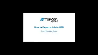 How to Export a Job to USB