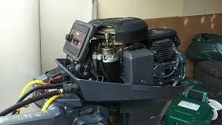9.9 HP Yamaha outboard idle problems and carburetor spraying with carb cleaner