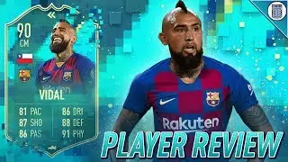 THE WARRIOR! 90 FLASHBACK ARTURO VIDAL PLAYER REVIEW! - FIFA 20 ULTIMATE TEAM