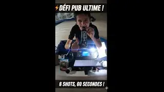 6 shots, 60s : mon d&eacute;fi pub pour @HiPRO_France ⚡️💪 #HiPRO #Protėine #Workout #Publicit&eacute; #Fitness