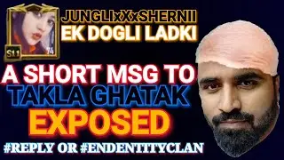ENTITY CLAN EXPOSED | DEFAMING OTHER PRO CLANS THROUGH DOGLI AYUSHI(JUNGLIxXxsherni)|SCAMMERS | PUBG