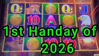 Buffalo Link - 1st Handpay of 2026!  Or was it?  Big wins!  Lots of Bonuses, Coins and Surprises!