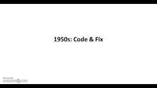 Software Development Methodologies (1950s - 1970s)