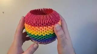 3d Origami Pride Penholder Tutorial/How-to
