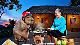 Cabybara nấu ăn cho bà@natanporai @SinhTonRV 
