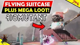 Biomutant Mega Loot! HOW TO GET THE FLYING SUITCASE! AeroDrome Vault And Boss Guide