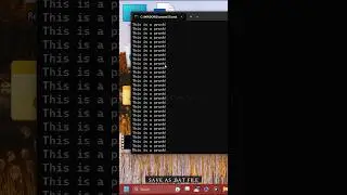 ⁉️Continuous Message Loop :  CMD pranks ✍🏻  #shorts
