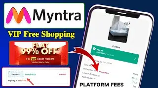 Myntra vip user free shopping 🔥 Myntra platform fee kaise hataye | Myntra 99% Off shopping trick