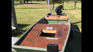 12 foot Jon boat to Bass boat conversion