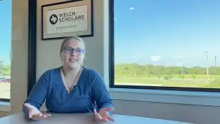 Welch Scholar Emily DeGraaff