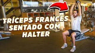 COMO FAZER TRÍCEPS FRANCÊS SENTADO COM HALTER - Fisiprev