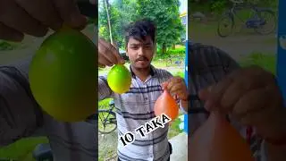 100₹ Balloon Vs 5₹ Balloon 👉 DROP TEST Bengali mini blog #shorts