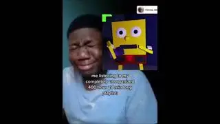 Me listening to my completely unorganised SpongeBob parodies playlist.