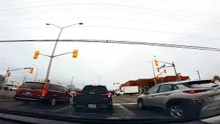 Driving in Ottawa 4K West Hunt Club and Merivale Road #asmr #canada #car #sleep