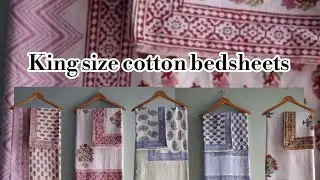 January 9, 2026 l handblock printed cotton bedsheets for double bed 