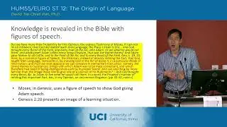 The Origin of Language - 5-1 - William Warburton, The Divine Legation of Moses - Lecture