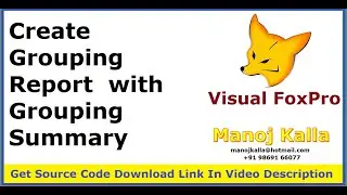 vfp group report group summary | vfp grouping report and grouping summary | group report and summary