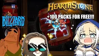 Blizzard Gave Me + 100 Free Hearthstone Packs in 2025!!!
