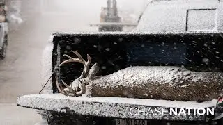 BIG Split G3 Buck Bow Hunt in the Snow