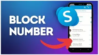 How to block a number on Skype?