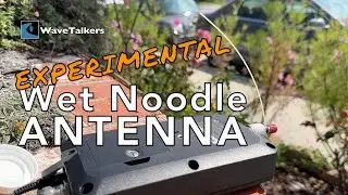 EXPERIMENTAL Wet Noodle Antenna!!!