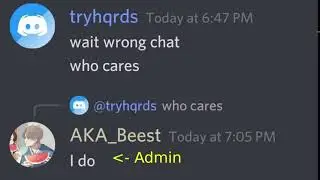 Discord Admins be like