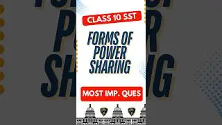 Forms of Power Sharing #class10 #sst #powersharing #cbse