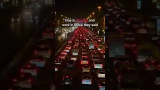 Reality of Dubai to Sharjah Traffic #avanumnaanum #tamildubaicouples #trending #shorts #viral