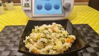 Riso basmati con verdure per bimby TM7 TM6 TM5 TM31 TM21