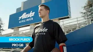 Alaska Airlines X Brock Purdy