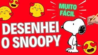 Como Desenhar o SNOOPY BEM FOFO