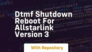 Dtmf shutdown reboot for allstarlink version 3