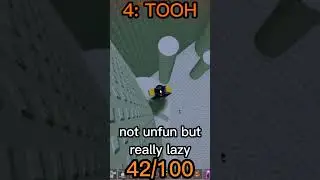 THE 5 WORST TOWERS OF EACH AREA IMO - RING 2 #shorts #roblox #etoh #jtoh