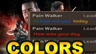 How to type in COLORS in the Guild Chat? AMAZING NEW FEATURE