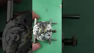 Desmontar reloj de cuerda Certina KF330. Disassembly watch movement
