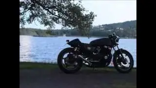 Suzuki GS 750 Cafe racer called The Samurai  by Narve L&aelig;ret