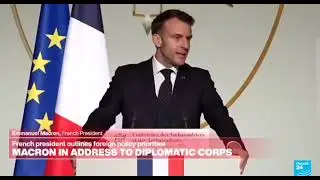 We Should Respect Other Nations Sovereignty//France President Emmanuel Macron taking dig at Trump