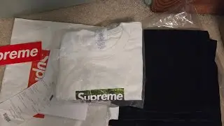 Supreme Los Angeles Fire Relief Box Logo Tee Unboxing