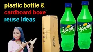 Recycle plastic bottles easy projects|| how to make post  office box/पोस्ट ऑफिस बनाए आसानी से 😱