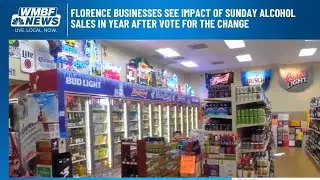 Florence businesses see impact of Sunday alcohol sales in year after vote for change