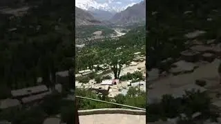 view from Baltit Fort Hunza #youtubeshorts #viralreels #travel #nature #baltitfort #hunza