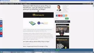 SMS Premium TPay na WordPress - Płatny dostęp do treści - Wtyczka Fast Micro Pay