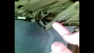 Установка пружины в багажник GEELY EMGRAND EC7