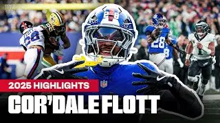 Cor'Dale Flott Top 2025 Season Highlights | New York Giants
