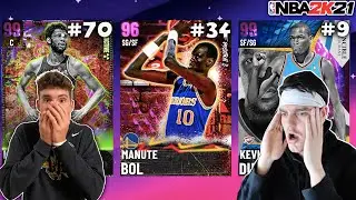 REACTING TO DBG RANKING THE TOP 100 BEST CARDS IN NBA 2K21 MyTEAM!!