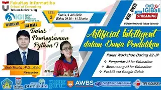 WIB_OMTU Seri 3 : Dasar Pemrograman Python I