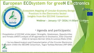 Ecosystem Mapping of Circular-Economy Design Practices in the Electronics Sector